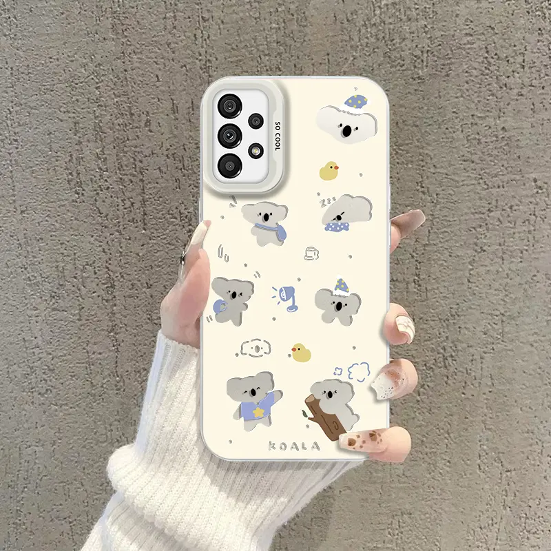 Casing HP hardcase koala cute for SAM A12 A14 A03 S164 A23 A13 A54 A52 A05 A05S S21 S21FE S21PRO S21ULTRA S22 S23 S23FE S24 A11 A21S A51 A10S A32 A20S A20 A04 A25 A31 A53 A34 A15 A33 A35 A55 S20Plus S10Plus S10 Note9 A72 A71 A70 A22 CASE NSCYK0090 2