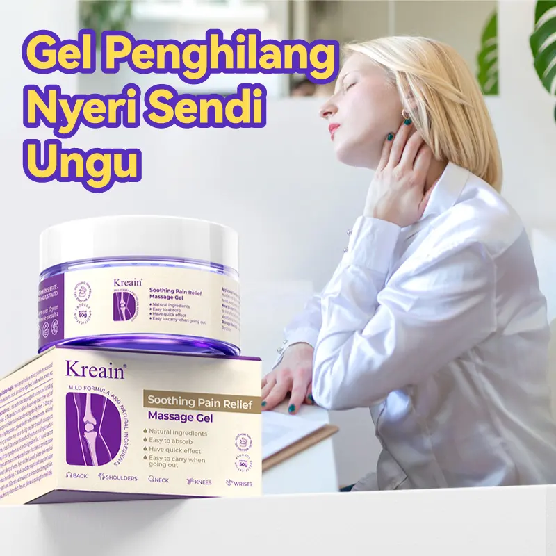Kreain Nature Collagen Knee Cream, Soothes Joint Pain, Correction Deformation Recovery Cream Tubuh Lotion 0
