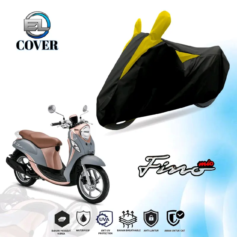 cover motor sarung motor MIO FINO pelindung motor waterproof bahan 100% polyester 0