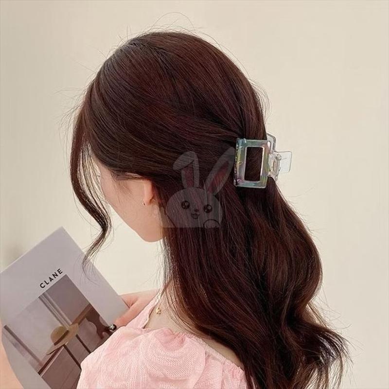 Nicole & Co (JDT) - Jepit Rambut Transparan / Jedai Rambut Korea / Jedai Korea / Jedai Korean Style / Iridescent Motif Hologram / Jedai Import / Jepit Transparan / Jedai Fashion Korea 3