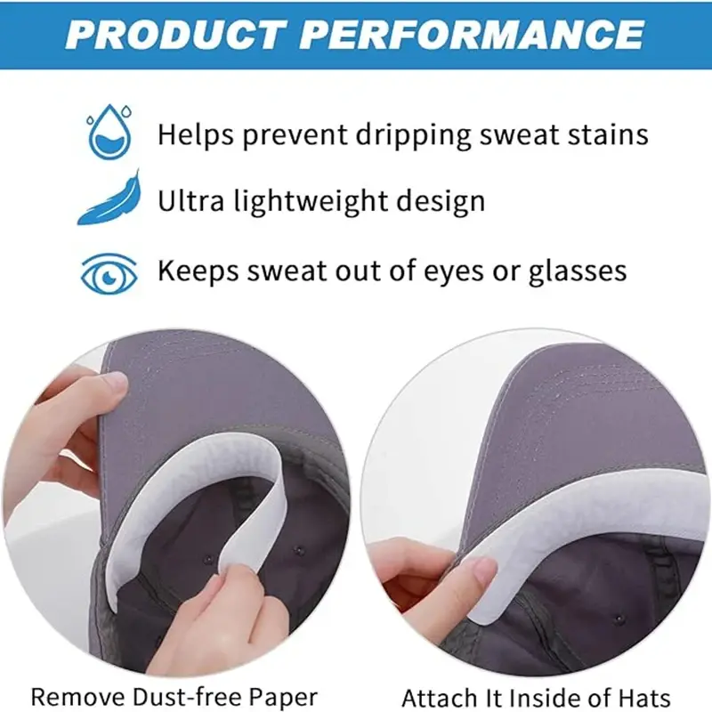 Baju Nyerap Keringat Penyerap Keringat Kerah Baju Ringan Dan Tidak Terasa Bernapas Penyerap Keringat Kerah Collar Absorbent Sticker 7
