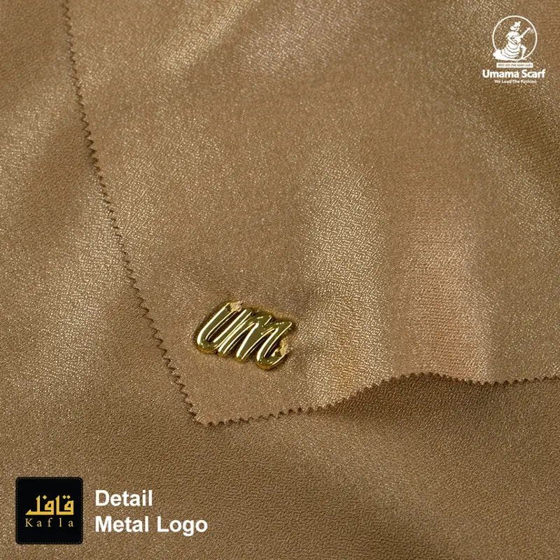 BARU Hijab Segiempat Polos Luxury Plain LC/Luxury Pouch Metal Logo UM Orinal Umama Scarf 3
