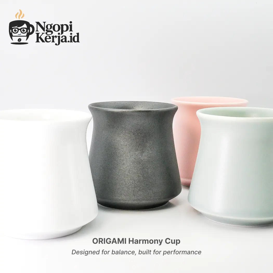 ORIGAMI Harmony Cup x Ryan Wibawa 320ml Porcelain Japan Original