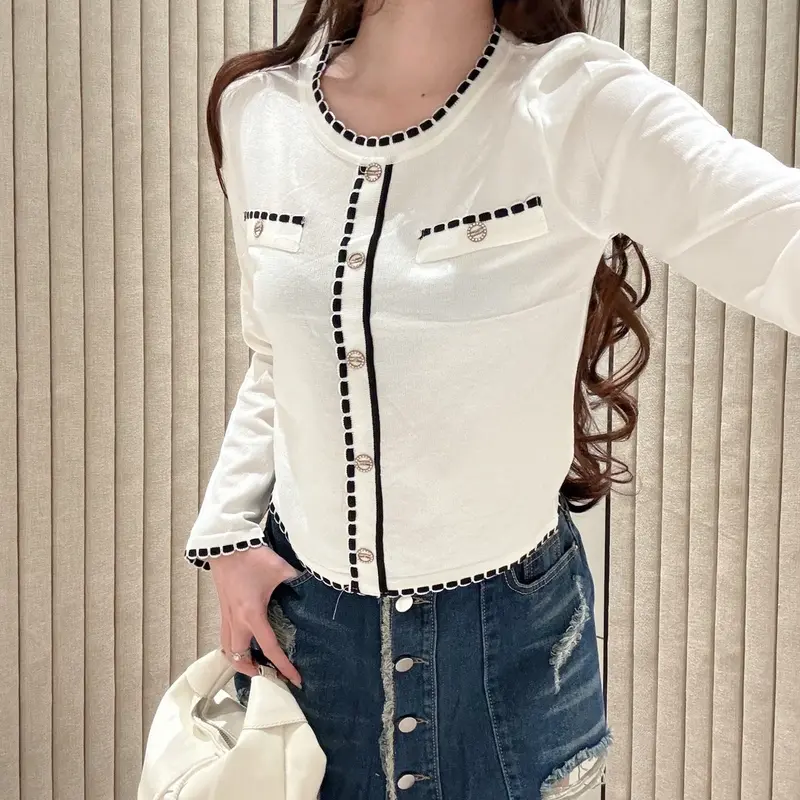 [LUXE.DLABEL] -  F70 TOP [ Atasan Rajut Wanita Atasan Rajut wanita Atasan lengan panjang rajut Kaos wanita Vest wanita Atasan Wanita Atasan Halter tank wanita top Croptop 8