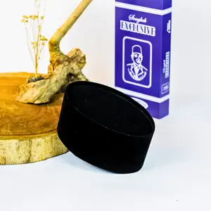 PECI SONGKOK KOPYAH HITAM POLOS! MURAH Custom Muslim Kopiah pecihitam Nyaman Dewasa Haji Motif Pria Santri Topi