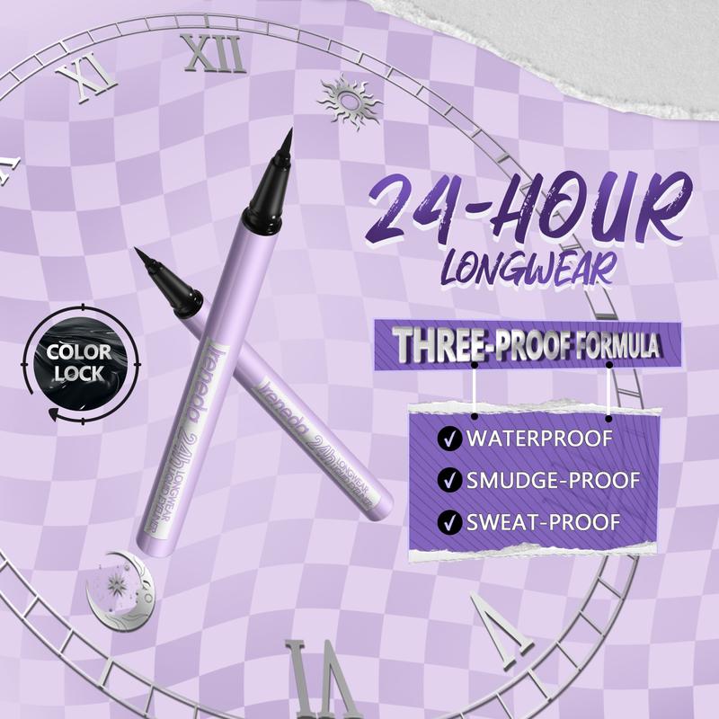 Product Introduction of Ireneda-Bút Kẻ Mắt Dạng Lỏng Lâu Trôi 24h, Không Thấm Nước, Lâu Trôi, Nhanh Khô, Trang Điểm Mắt 12