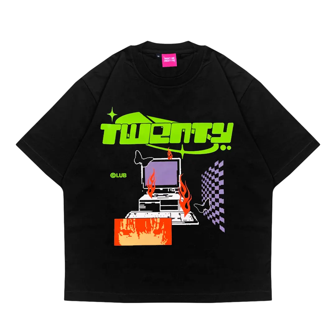 Sonderpeps - Kaos Oversize Pria Heavyweight 16s - Pixel