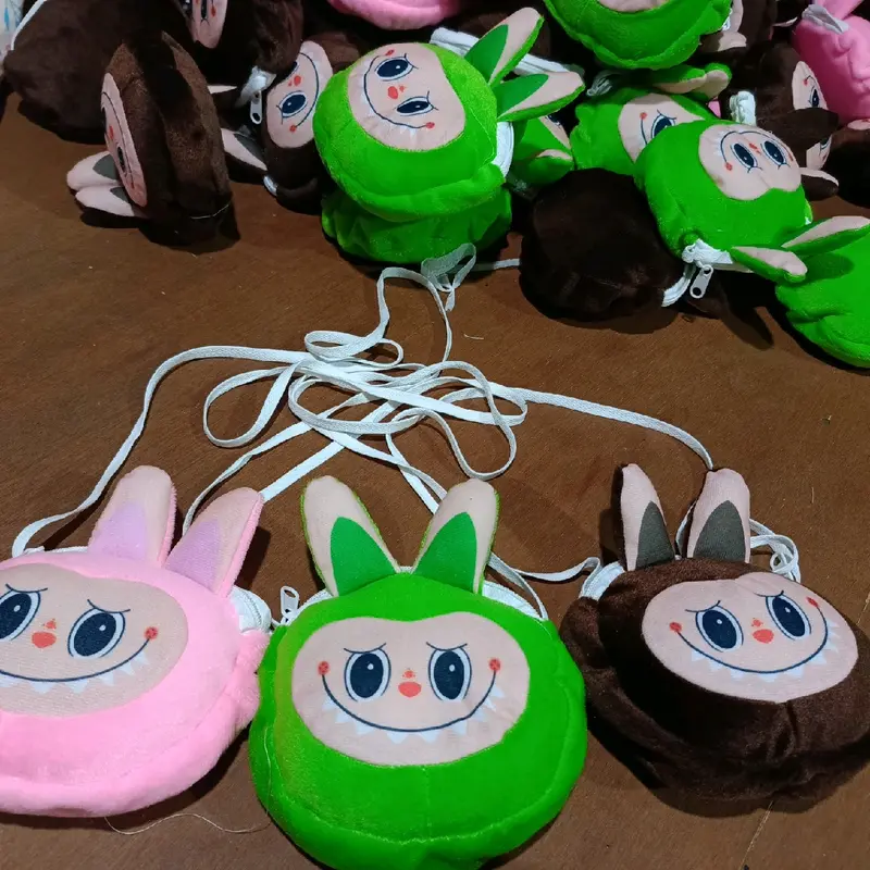Tas Boneka Kepala Labubu - Hadiah Doll Lucu Warna Acak - Toys 5