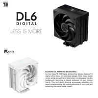 Gambar ThermalEase DL6 Digital CPU Air Cooler BLACK / WHITE 6 Heatpipe Single tower With Smart DIGITAL - WHITE dari KYO Indonesia_NEW Kota Administrasi Jakarta Utara 3 Tokopedia