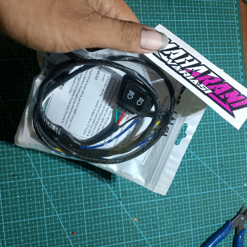Rangkaian saklar on off dan passbeam vario 125/150 led old 90%PNP 1