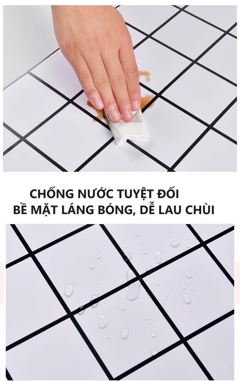 Product Introduction of Xốp dán tường giả đá PVC có sẵn keo mặt sau chống nước chịu nhiệt chống nóng - Combo 10 tấm 30x60 6