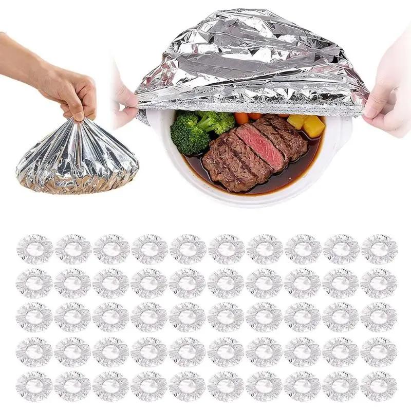 Dùng Một Lần Nhôm Foil Nhiệt Thực Phẩm Bìa 6H Giữ Nhiệt 150Pcs Thiết Lập Cho…
