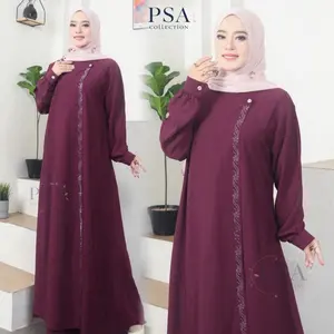 Gamis mewah DIVANA ,abaya lebaran 2026 idul fitri ,simpel tepi elegan