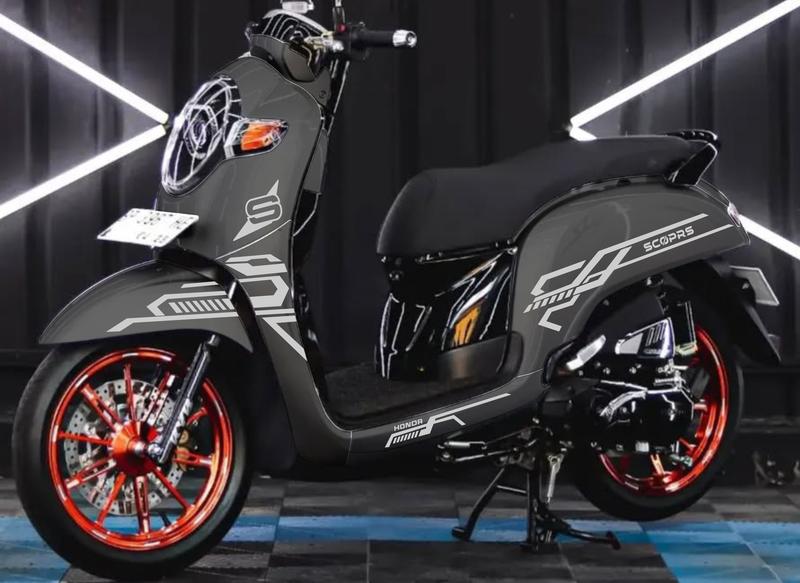 Product Introduction of STRIPING CUTTING STICKER HONDA SCOOPY ALL NEW 2017 - 2021 UNIVERSAL LIS VARIASI STIKER Motorcycle 3