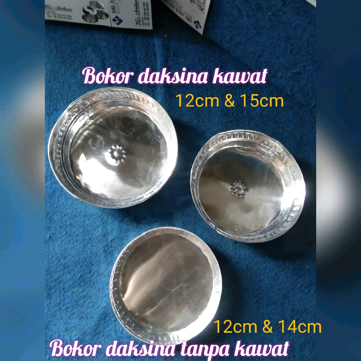 PERKODI (20) bokor tatakan sangku daksina