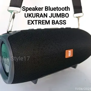 Speaker Bluetooth JUMBO J Extrem Mega Bass 10.000MAH ( Bass Mantul) Suport Memori Flashdisk Radio Aux