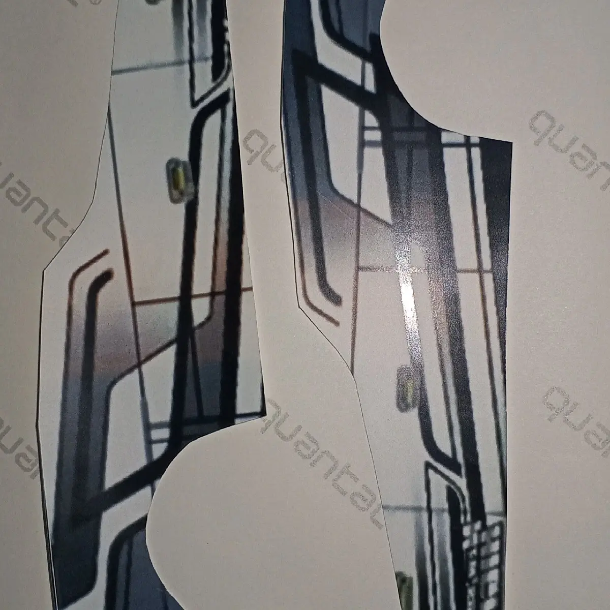 Stiker livery miniatur bus plastik The Voltron