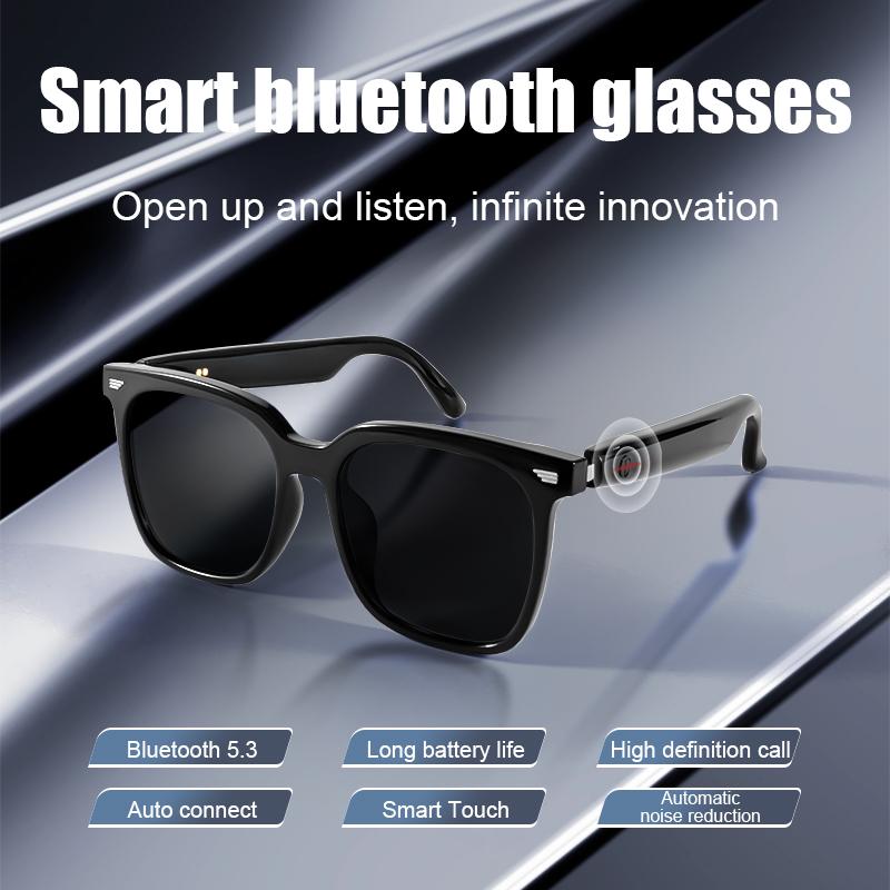 OKCSC GS01 Smart Glasses IPX4 Waterproof Open Ear Headphones Bluetooth Phone Call Polarized Sunglasses UV400 Bluetooth Glasses