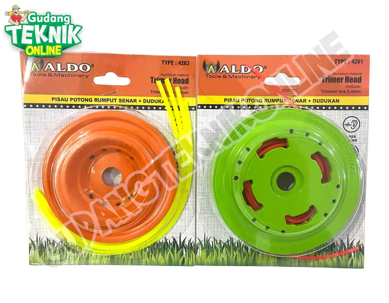 Pisau Senar Potong Rumput ALDO 4261 4263 / Dudukan NYLON Mata Senar Pemotong Rumput Trimmer Head String ALDO 0
