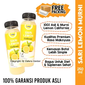 ASLI Sari Lemon 250ml Air Jeruk Murni Natual MinumanJus Lemon Bergizi Sehat Orange