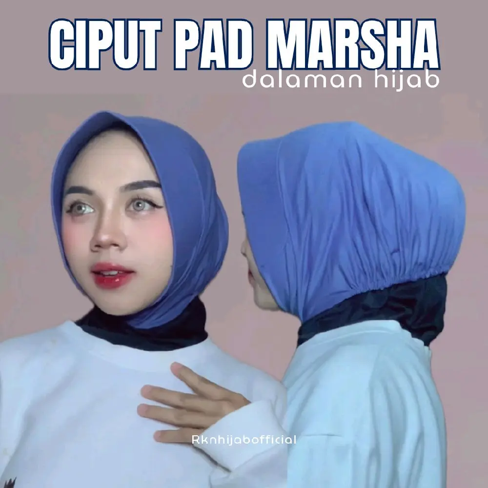 Ciput Marsha Anti Slip Daleman Hijab Instan Hitam - Dalaman, Kerudung