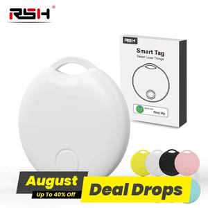 RSH Smart Tag, Smart Tracker Box, Portable Wallet Locator, BT 5.1 Tracker, Wireless Tag, Smart & Wearable Devices for Find My APP for Finding Mobile Phones, Suitcases