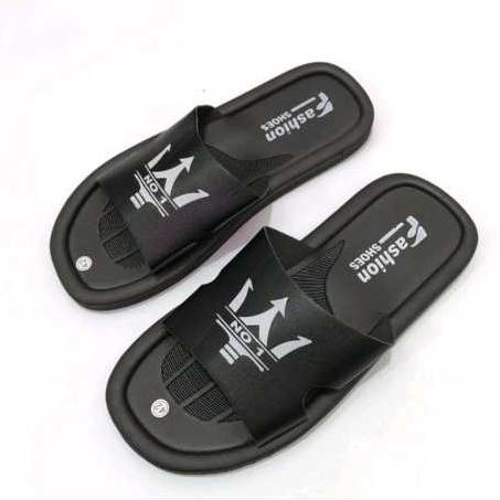 Sandal Slop Kekinian Motif NO 1 Tren 2024 - Pria - Shoes 3