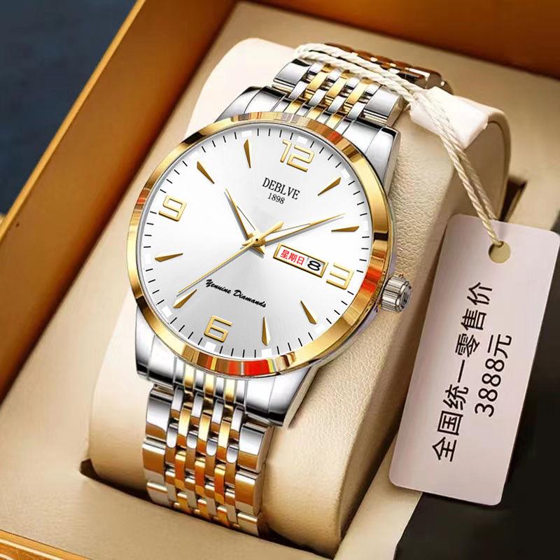 Đồng Đồng Hồ Cơ Tự Động, Thụy Sĩ Chính Hãng, Dành Cho Nam Giới, Cao Cấp, Thích Hợp Cho Các Cặp Đôi, Phong Cách Doanh Nhân, Đẹp Trai, Chống Nước, Dạ Quang, Thương Hiệu Hàng Đầu