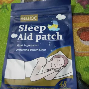 48pcs EELHOE Sleep Aid Patch perawatan bantu tidur Natural Sleepy Aid Patch Mengatasi Insomnia Susah Tidur Gangguan Tidur Malam Sulit Tidur Paling Ampuh Insomia Eye Masker