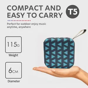 Speaker Wireless Mini Speaker Bluetooth Portable T5 SPEAKER SUPER BASS Wireless box music Kotak Hijau Army Merah Support USB Micro SD full Bass Handphone Subwoofer Speker