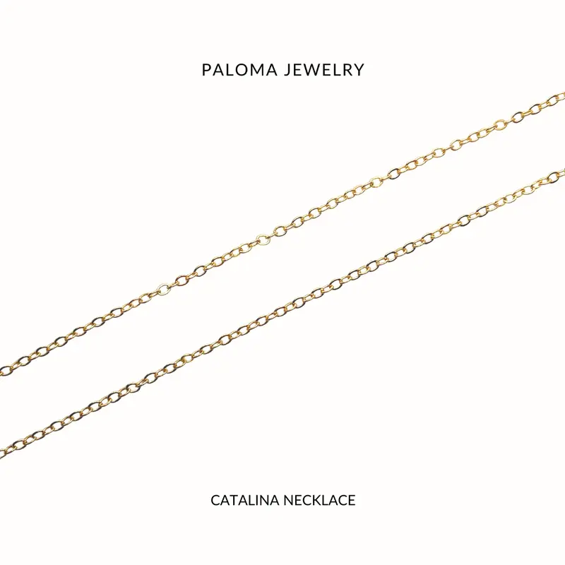 PALOMA - Catalina Necklace | Sterling Silver & 18K Gold Plated 3