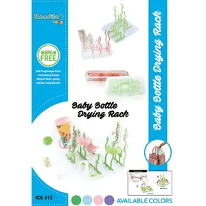 Kandila Rak Pengering Botol Bayi - Folding Bottle Holder - Rak Botol - Rak Pengering - KDL012