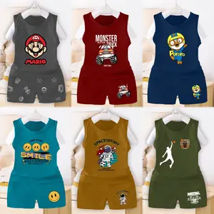 SETELAN BAJU ANAK COWOK/SETELAN BAJU SINGLET ANAK COWOK