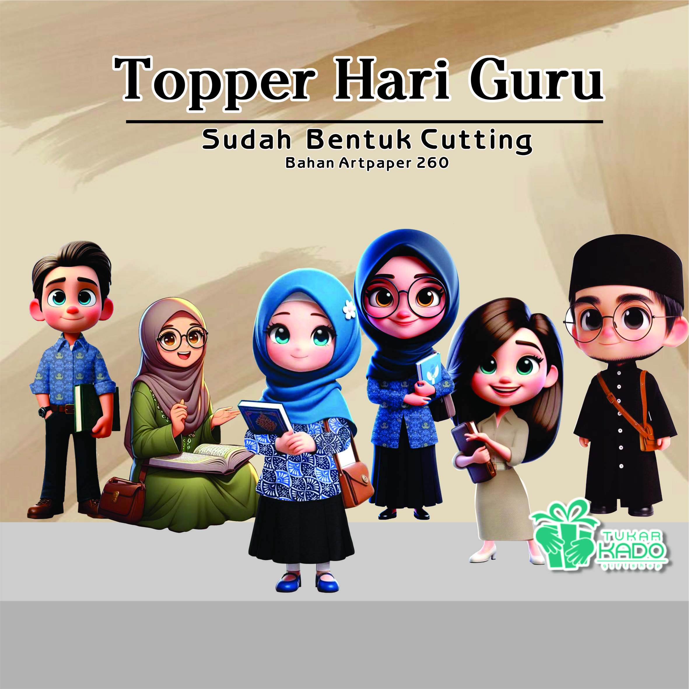 Topper Buket Spesial Hari Guru topper profesi guru