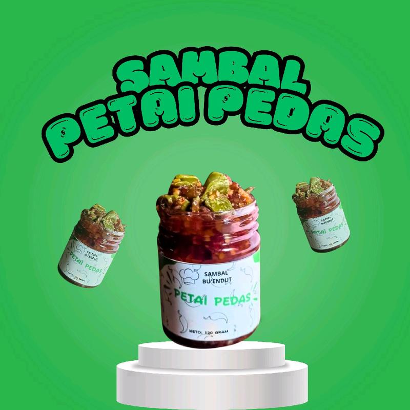 Sambal Petai pedas ~ Sambal Bu Endut 120 gr SPP-IRT  Food Makanan 1