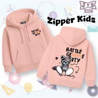 Gambar Hoodiekids Zipper Jaket [JYB] anak-anak BATTLE GENUINETHY (sablon) Size M-XXL Unisex anak cewe&anak cowok 280gsm - Hitam, M [4-6th] dari jybofficialshop Kota Administrasi Jakarta Barat 1 Tokopedia