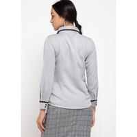 Gambar FAME - Blouse Lengan Panjang Abu-abu - 9211660 - Abu-abu, S dari FAME Official Kota Surabaya 2 Tokopedia
