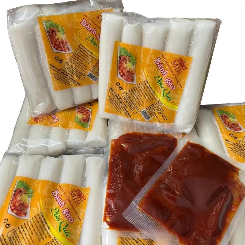 Bánh gạo tokboki thanh bánh to kèm các loại sốt thanh bánh T2800 ăn vặt hàn quốc