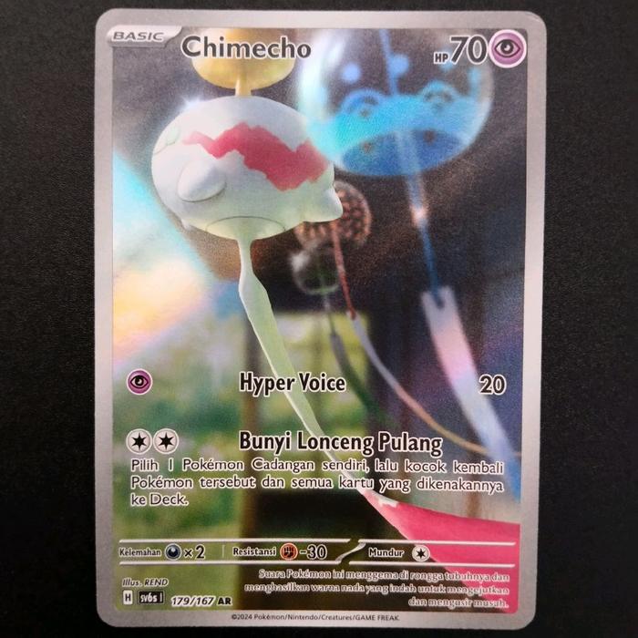 Jual Pokemon Trading Card Game Indonesia - Kartu Chimecho LP SV6S 179/ ...