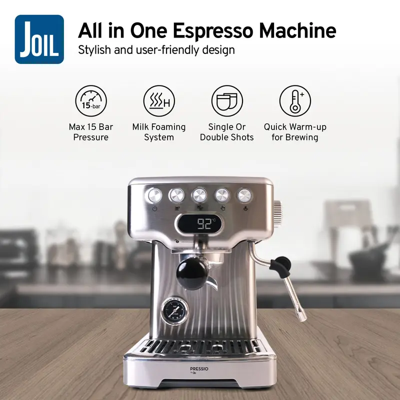 Joil Pressio Origin Espresso Machine Mesin Kopi Espresso Brewing Pressure 15 Bar - EP1 1