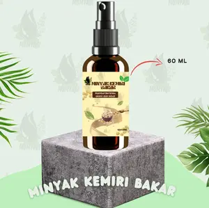 Minyak Kemiri Murni Alami Penumbuh & Penebal Rambut Bayi & Dewasa Brewok Kumis Jambang Janggut