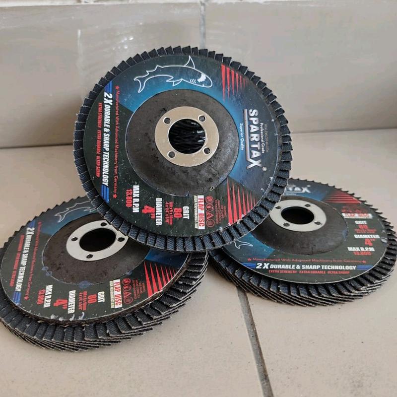spartax 4 inch Flap DISC GRIT 60 mata gerinda poles 4" 0