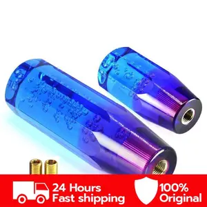 15cm Universal Mobil Gelembung Styling Gear Shift Knob Transparan Manual Berlian Kristal Shifter