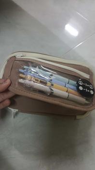 Product Review of Bekas Pensel Kalis Air, Kapasiti Besar, 9 Lapisan, Reka Bentuk Comel, Sesuai untuk Pelajar, Diperbuat daripada Kulit PU, Beg Alat Tulis, dengan Pembahagian Jaringan, Beg Klasifikasi Alat Tulis, Sesuai untuk Beg Solek Stationery Box from S**_ 1