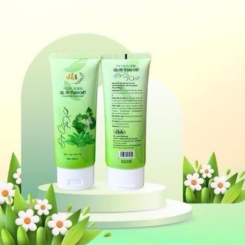 Gel tẩy tế bào chết mặt cho da sáng mịn Jia Nghệ Tươi, Diếp Cá Trà Xanh 80ml 4