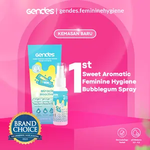 Gendes Sweet Aromatic Feminine Care Spray With Bubble Gum 23ml | Perawatan Area Kewanitaan  | Membantu Mengurangi Keputihan | Membantu Menghilangkan Aroma Tidak Sedap Pada Area Kewanitaan
