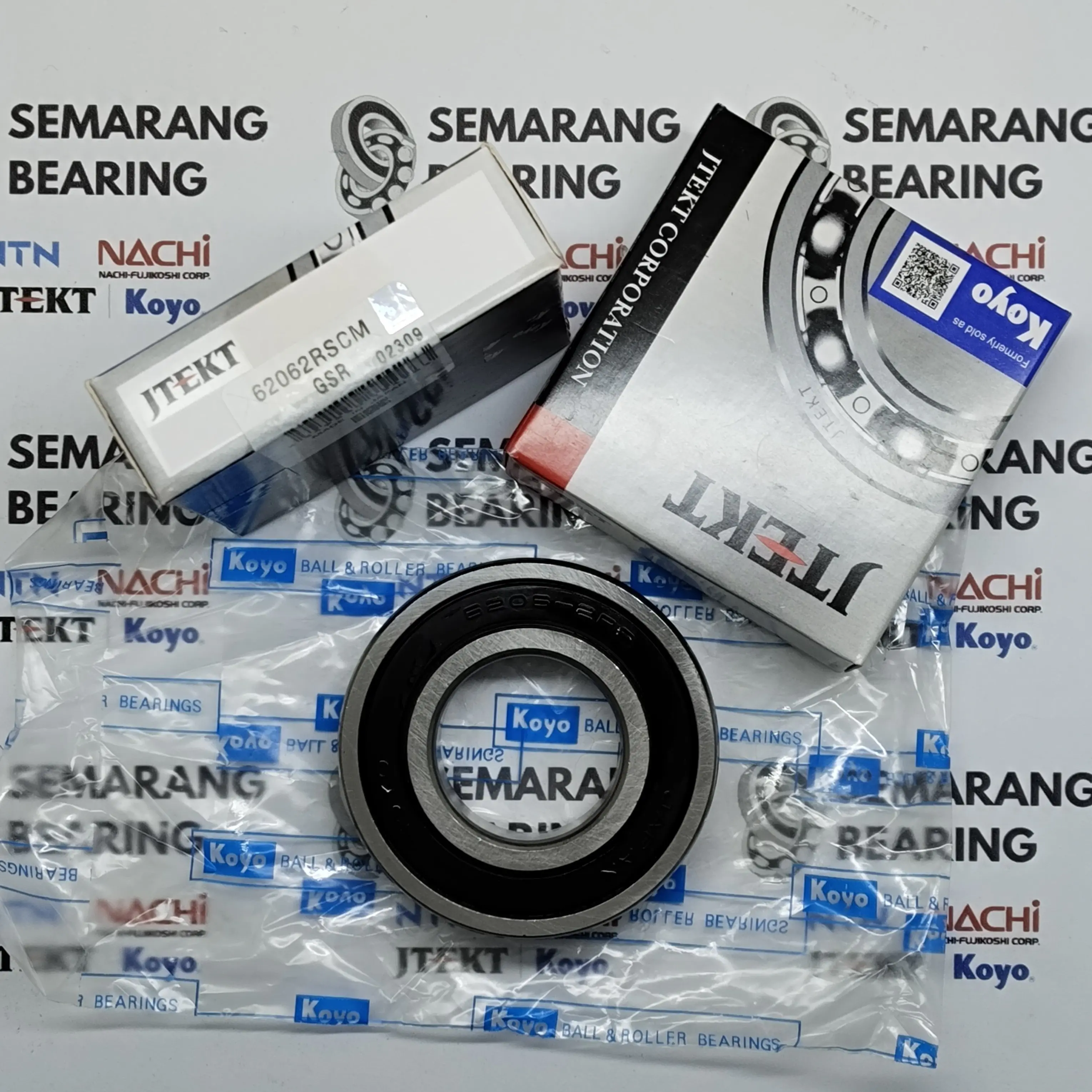 BEARING 6206 2RS KOYO JAPAN LAHER 30x62x16mm