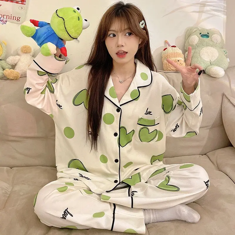 Baju tidur wanita lengan panjang celana panjang/ piyama wanita kekinian /piyama terpopuler Kaos 6
