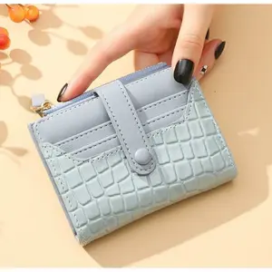 Dompet kartu xoya wallet / Dompet Wanita Gempita Wallet 11,5 x 9,5 - Dompet Croco Kancing cantik