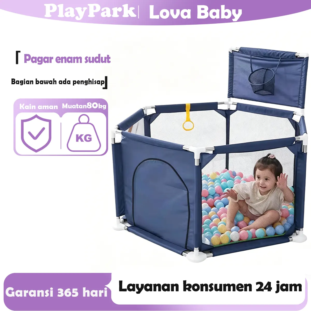 Pagar Bayi Bermain Baby Playpens Pagar Bayi Lipat Mandi Bola Murah Pagar Bermain Anak